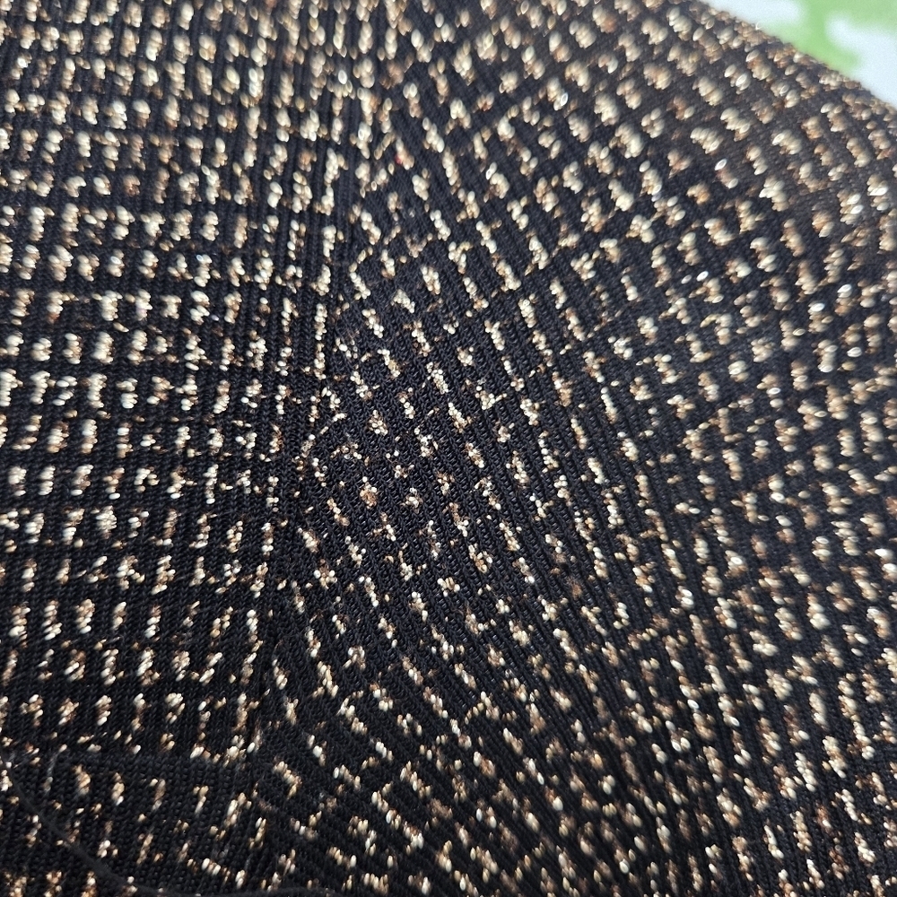 Privy Black and Gold Shimmering Mini Dress - Picture 4 of 10